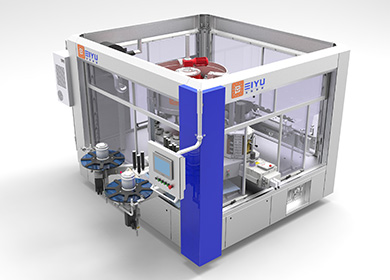 SPC-T20回转式热熔胶环标贴标机