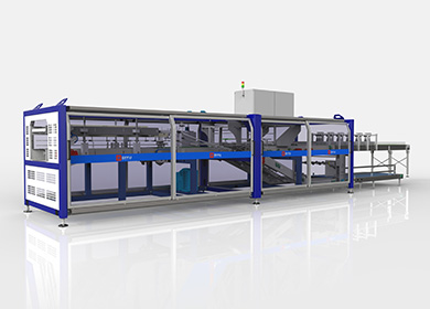 SPC-Series of low position enter cases high speed wrap machine